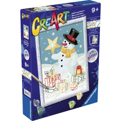 Spectacular Snowman Paint by Number-by-Ravensburger