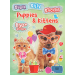 Super Silly Stickers: Puppies & Kittens-by-Simon & Schuster