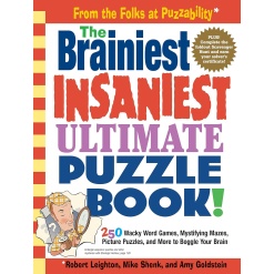 The Brainiest Insaniest Ultimate Puzzle Book-by-Workman Publishing