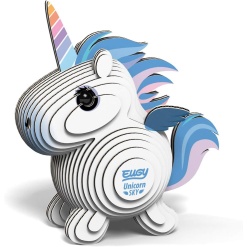 Eugy 3D Cardboard Model Sky Unicorn-by-Geotoys