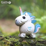 Eugy 3D Cardboard Model Sky Unicorn - Image 5