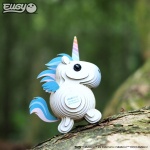Eugy 3D Cardboard Model Sky Unicorn - Image 6