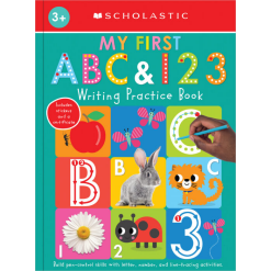 Scholastic Early Learners: Learn-to-Write ABC & 123 Practice Book-by-Scholastic