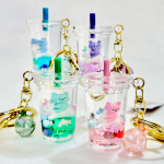 Bear and Unicorn Boba Floaty Key Charm-by-BC USA