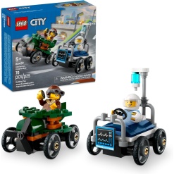 City Airplane vs. Hospital Bed Race Car Pack-by-Lego