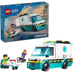 City Emergency Ambulance Toy-by-Lego