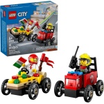 City Pizza vs. Fire Truck Race Car Pack-by-Lego
