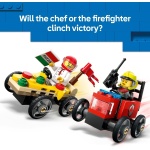 City Pizza vs. Fire Truck Race Car Pack - Image 4