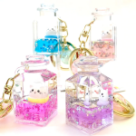 Floating Kitty Jar Charm Keychain - Image 6