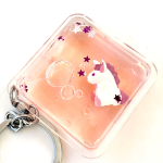 Floating Unicorn Charm Keychain - Image 4