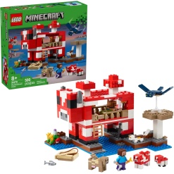 Minecraft The Mooshroom House-by-Lego