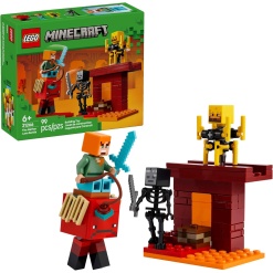 Minecraft The Nether Lava Battle-by-Lego