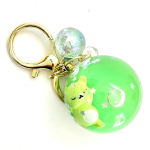 Sleeping Animal Ball Charm Keychain - Image 2