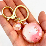 Sleeping Animal Ball Charm Keychain - Image 5
