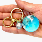 Sleeping Animal Ball Charm Keychain - Image 7