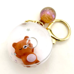 Sleeping Animal Ball Charm Keychain - Image 8