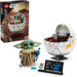 Star Wars: The Mandalorian Grogu with Hover Pram-by-Lego