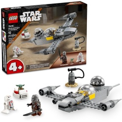 Star Wars: The Mandalorian Mando and Grogu's N-1 Starfighter-by-Lego