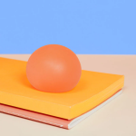 Gump Memory Gel Stress Ball: Reef Orange - Image 2