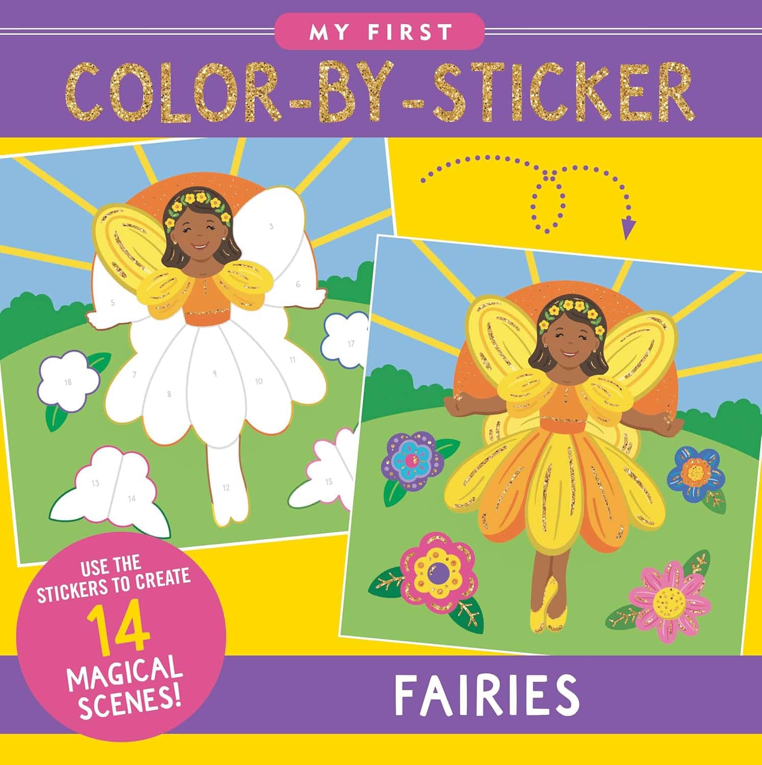 My First Color-by-Sticker Book - Fairies My First Color-by-Sticker Book - Fairies-by-Peter Pauper Press