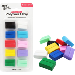 Polymer Clay 10pc Set-by-Mont Marte