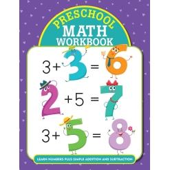 Preschool Math Workbook-by-Peter Pauper Press