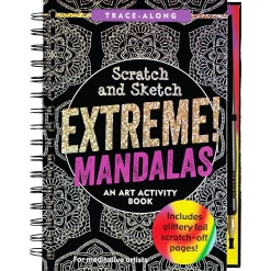Scratch & Sketch Extreme Mandalas-by-Peter Pauper Press