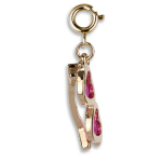 Gold Heart Sunglasses Charm - Image 3