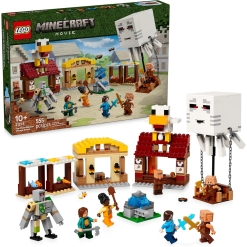 Minecraft The Ghast Balloon Village Attack-by-Lego