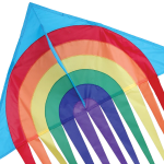 56 in. Stream Delta Kite - Rainbow-by-Premier Kites