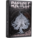 Bicycle Black Dragon Silver Foil-by-Bicycle