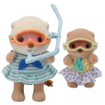 Calico Critters Sea Otter Sisters-Splashy Snorkel Set- - Image 4