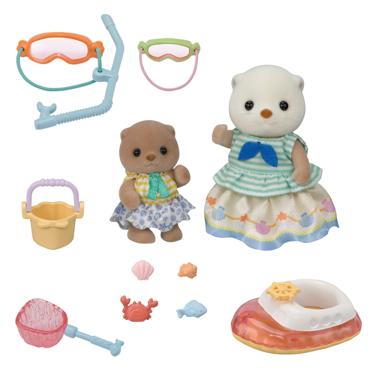 Calico Critters Sea Otter Sisters-Splashy Snorkel Set- Calico Critters Sea Otter Sisters-Splashy Snorkel Set--by-Epoch Everlasting Play