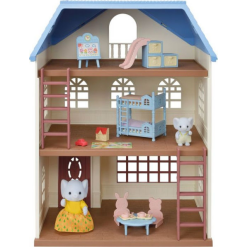 Calico Critters Sky Blue Terrace Gift Set-by-Epoch Everlasting Play
