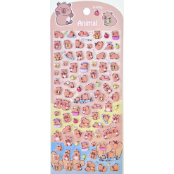 Capybara Stickers-by-BC USA
