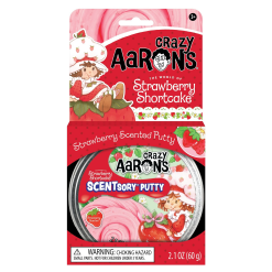 Crazy Aaron's Strawberry Shortcake Thinking Putty-by-Crazy Aaron's Putty World
