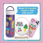 Paint & Peel Jelly Stickers Glitter Goals - Image 3