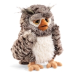 Wise Owl Puppet-by-Folkmanis