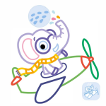 Big Sticker & Easy Coloring (Elephant) - Image 3