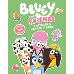 Bluey and Friends: A Sticker & Activity Book-by-DK Publishing