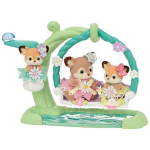 Calico Critters Deer Babies -Floral Swing Set- - Image 2