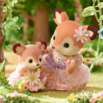 Calico Critters Deer Babies -Floral Swing Set- - Image 3