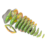 Eugy Chameleon 3D Model - Image 3