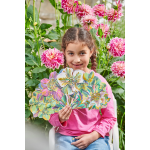 Flowers Paper Fan - Image 3