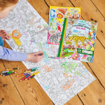 Fold-Out Coloring Book - Wild Things - Image 3