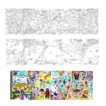 Fold-Out Coloring Book - Wild Things - Image 4