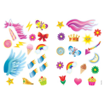 Glitter Magical Unicorn Sticker Paper Doll - Image 2