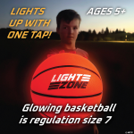 Glow Basketball Court Set with Bonus Hoop Lights - Image 3