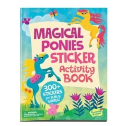 Magical Ponies Sticker Activity Book-by-Mindware