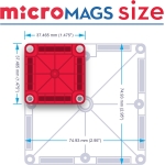 Magna Tiles MicroMags 70pc Deluxe Set - Image 8